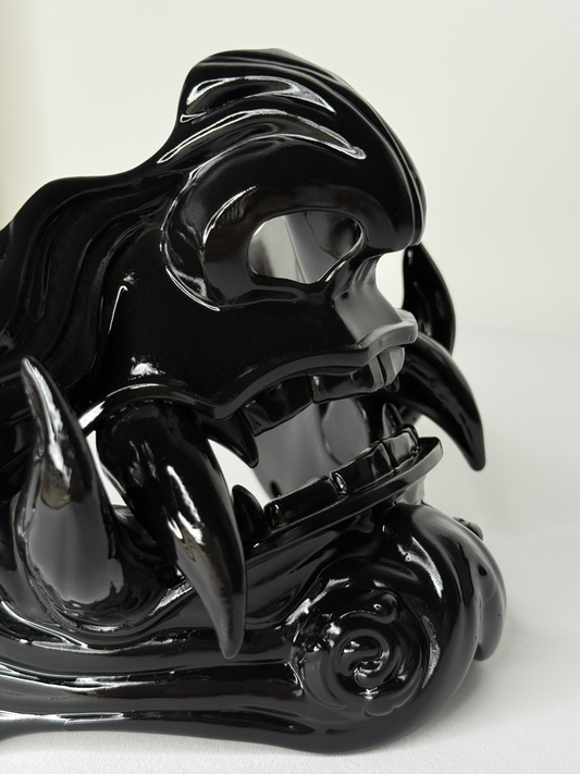 Kuro-Oni Half-Face Mask 黒鬼