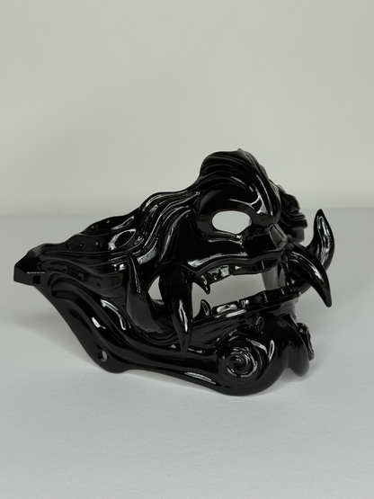 Oni Half-Face Mask 赤鬼 / 黒鬼