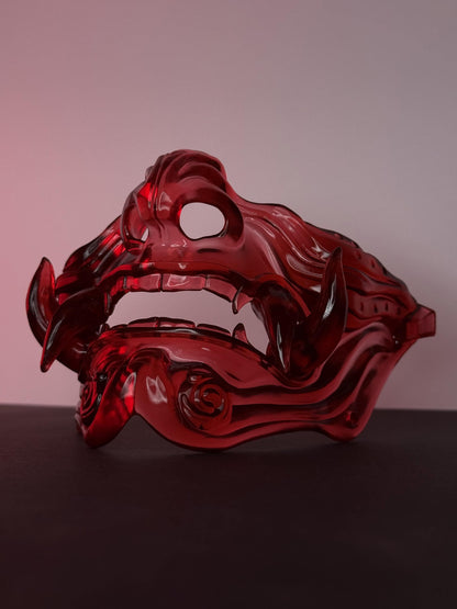Oni Half-Face Mask 赤鬼 / 黒鬼