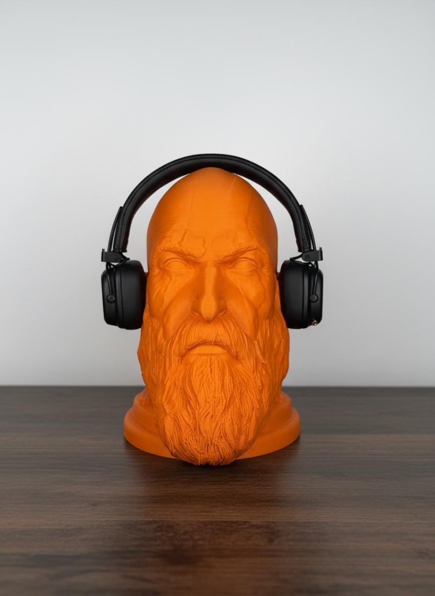 Headphones stand Kratos from God of War