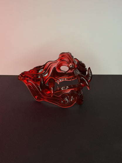 Oni Half-Face Mask 赤鬼 / 黒鬼